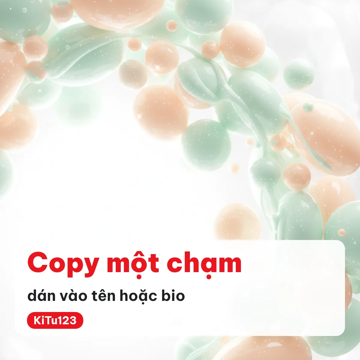 Copy kí tự lấp lánh và dán vào tên hoặc tiểu sử