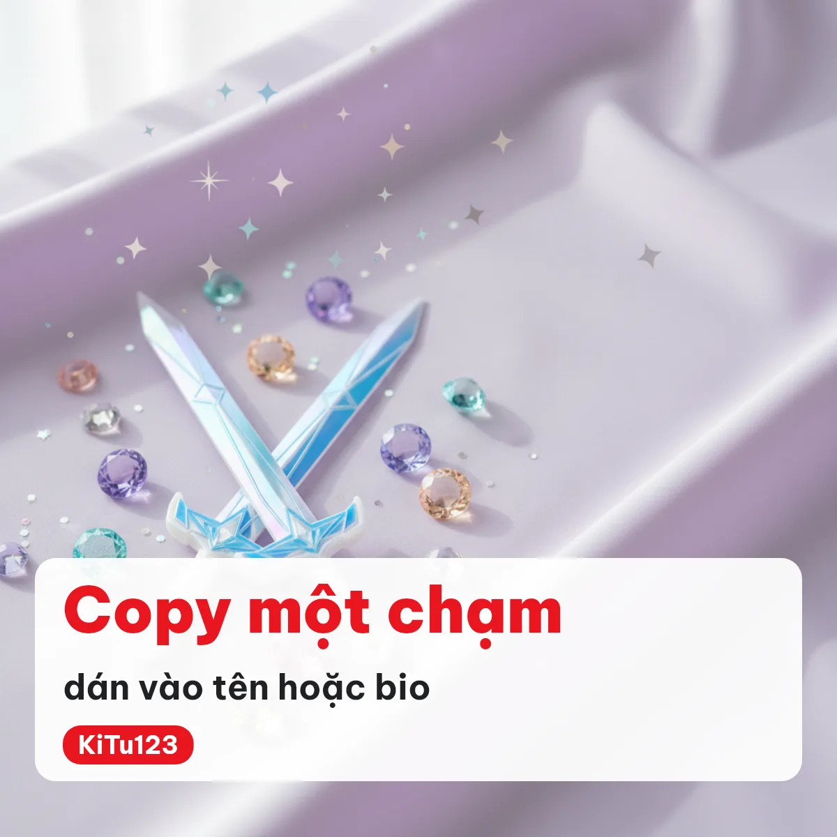 Copy kí tự mặt quỷ và dán vào tên hoặc tiểu sử