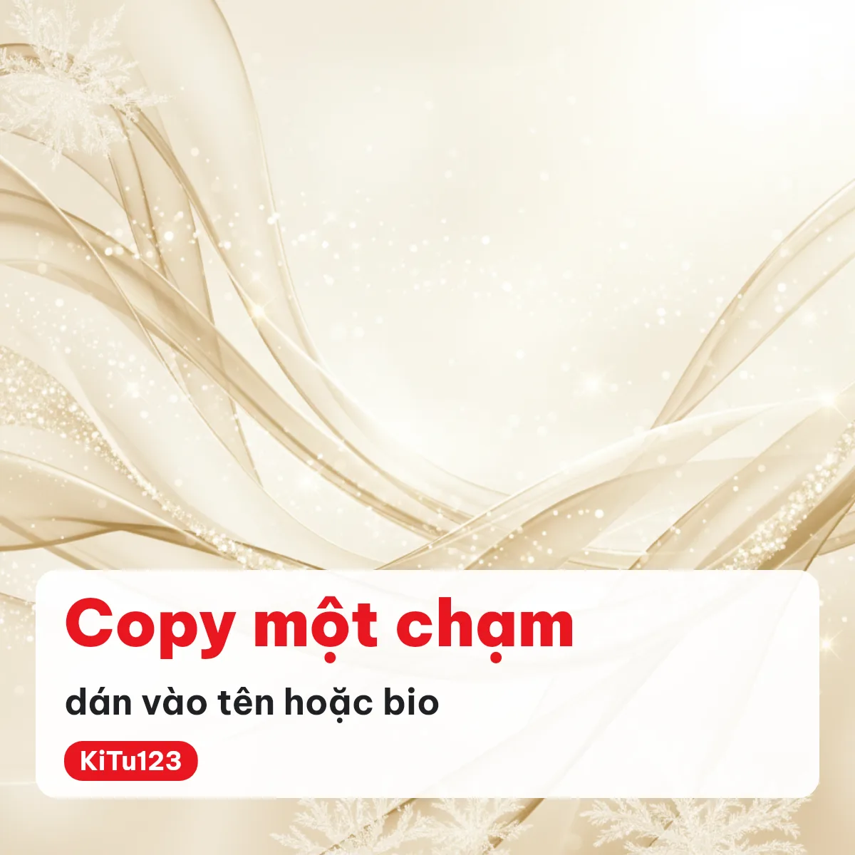 Copy kí tự sấm sét và dán vào tên hoặc tiểu sử