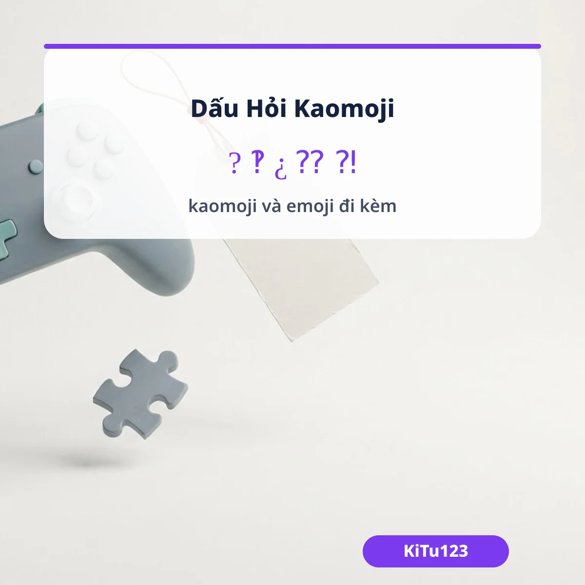 Kaomoji và emoji đi kèm dấu hỏi