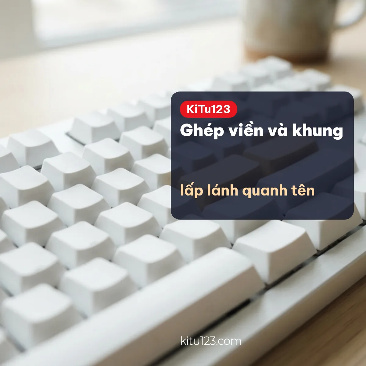 Kí hiệu lấp lánh ghép viền và khung quanh tên