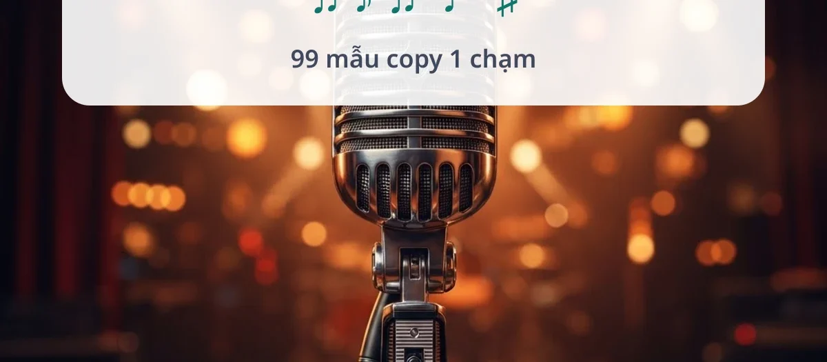 Kí tự nốt nhạc: 99 mẫu để copy một chạm